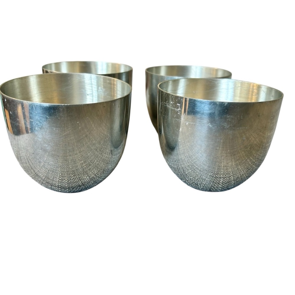 Vintage Jefferson Cup Steiff Pewter P52-20 (set of 4)
